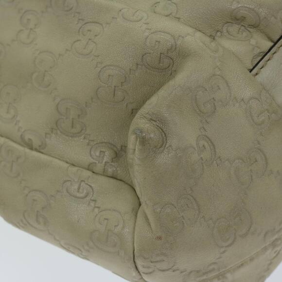 GUCCI Guccissima GG Canvas Hand Bag Beige - Picture 9 of 16